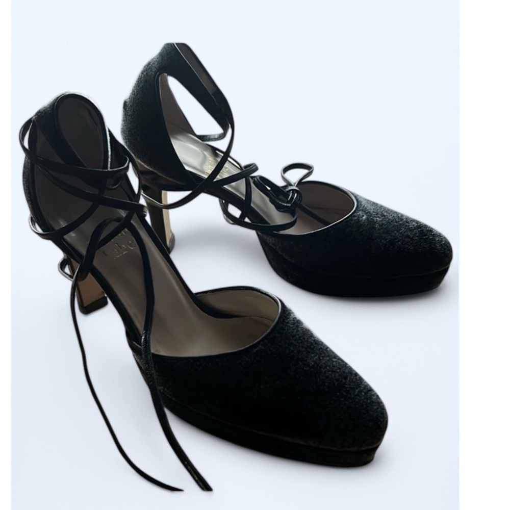 Private Label Ankle Wrap Strap Heels Size 7